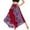 Red, variant on SWSMCLT Women's Summer Flowy Dress Hippie Indian Gypsy High Waist Long Skirts Boho Skirt Bohemian Maxi Floral Printed Tie Front Dresses Elastic Waist Green One Size