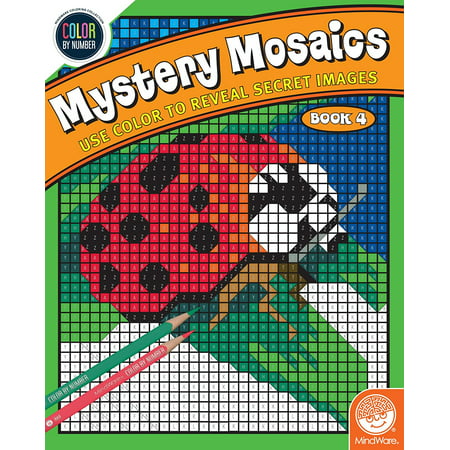 Color By Number Mystery Mosaics: Book 4, TOYS THAT TEACH: Studies show that color coded puzzles are one of the best tools for teaching children.., By