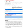 thumbnail image 2 of Front Brake Pad Set - Compatible with 2009 - 2021 Dodge Challenger 2010 2011 2012 2013 2014 2015 2016 2017 2018 2019 2020, 2 of 2