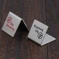 thumbnail image 4 of No Smoking Sign Stainless Steel Double Sides Noticeable Clear Printed Stable Non-Smoking Warning Sign for Restaurant, 4 of 8