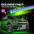 thumbnail image 4 of Sunpie Car LED Underglow Lighting Kit, Multi-color RGB LED Strip Neon Lights Kit with APP & Remote Control, 4 of 6