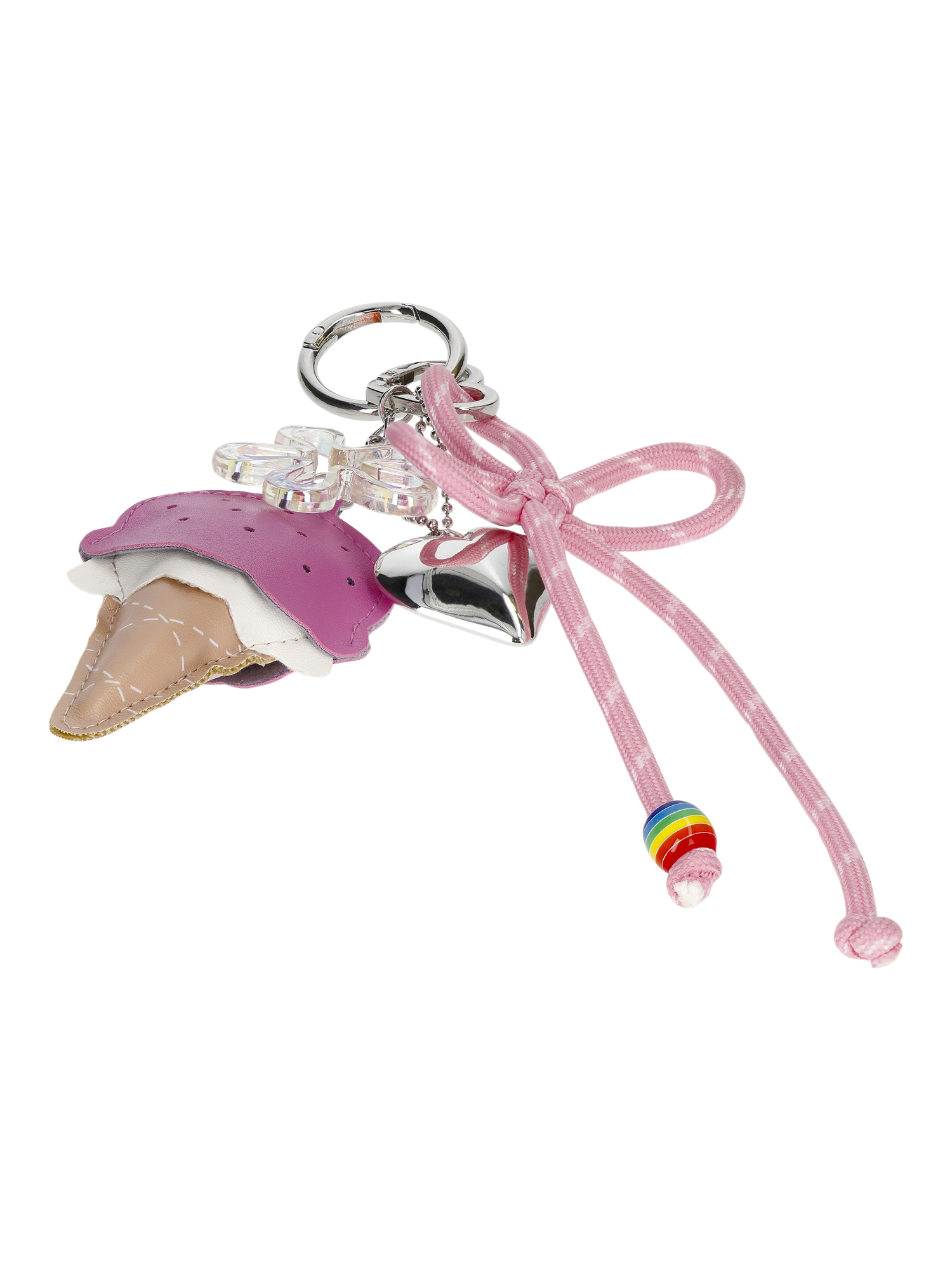 No Boundaries Women's Ice Cream Bag Charm, Pink
