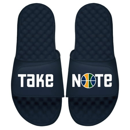 Utah Jazz ISlide Youth 2019 NBA Playoffs Bound Slogan Slide Sandals - (Best Nba Shoes 2019)
