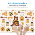 thumbnail image 4 of Xecao Cute Bee Honey Jar Hive Bear for Waterproof Mouse Pad - Extended Contour Mouse Mat, Large Gaming Mousepad Laptop Keyboard Mat with Non-Slip Rubber Base, 4 of 8