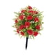 thumbnail image 4 of Rosas artificiales con estacas para el suelo, centro de mesa, planta artificial Rojo, 4 of 9