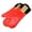Red, variant on Magg Professional Long Heat Resistant Silicone Lined Grip Oven Mitts- For Hot Surfaces Cooking Baking Gloves Potholder Kitchen Mittens (Red 1 piece)