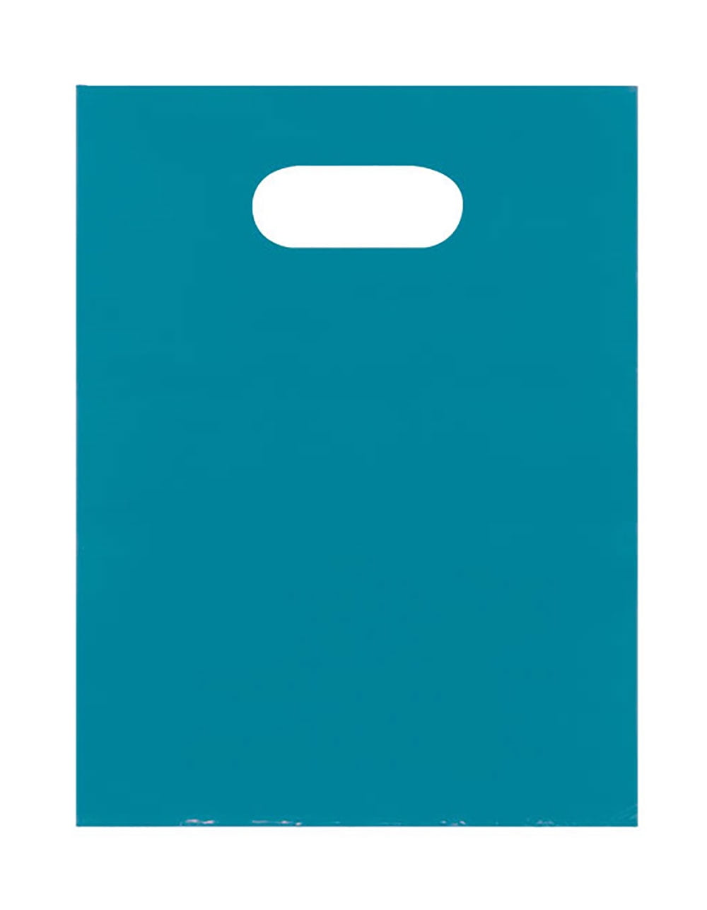 Teal Blue Merchandise Bags Lightweight (9x12) Pack of 1,000