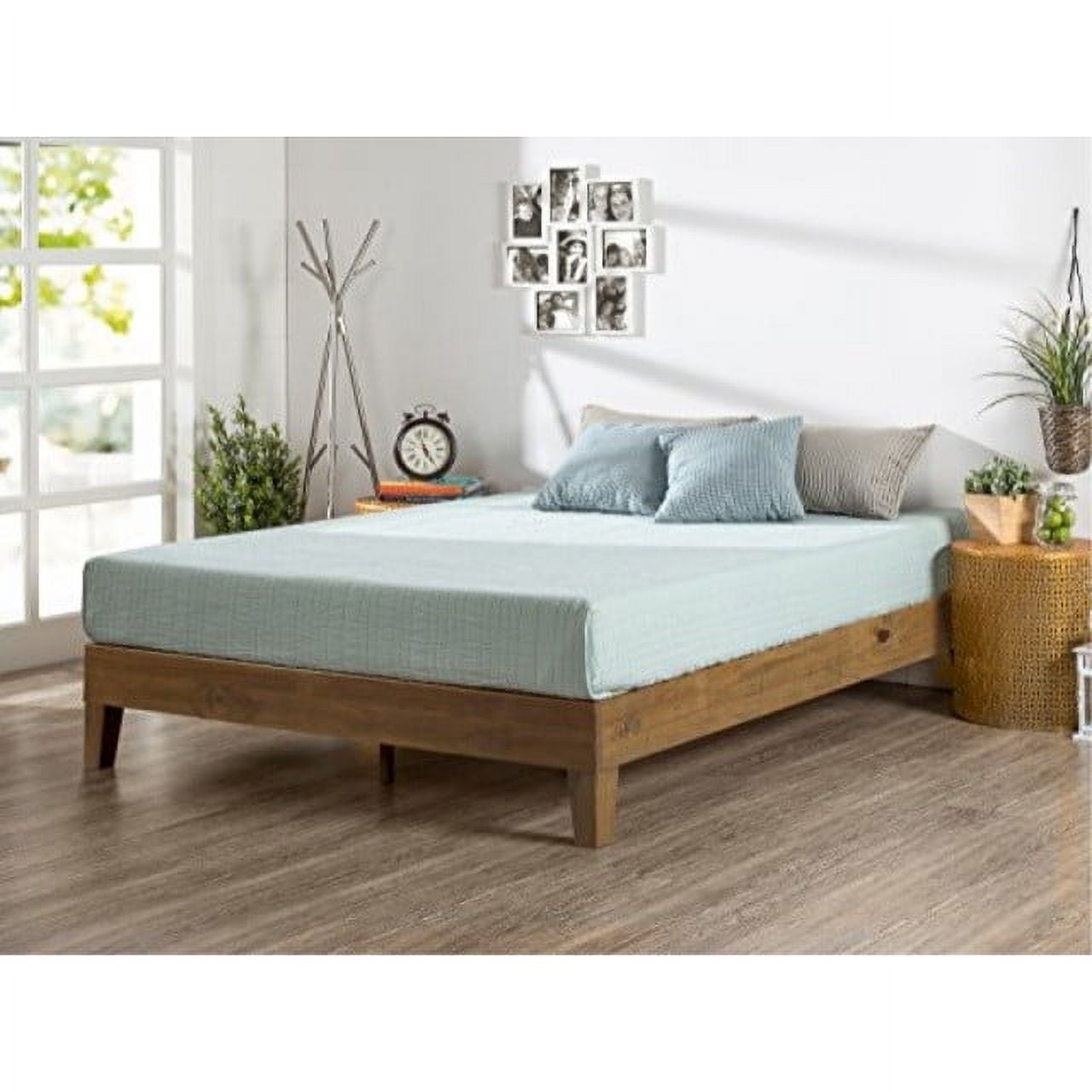 Zinus Alexis 12 inch Deluxe Wood Platform Bed Frame
