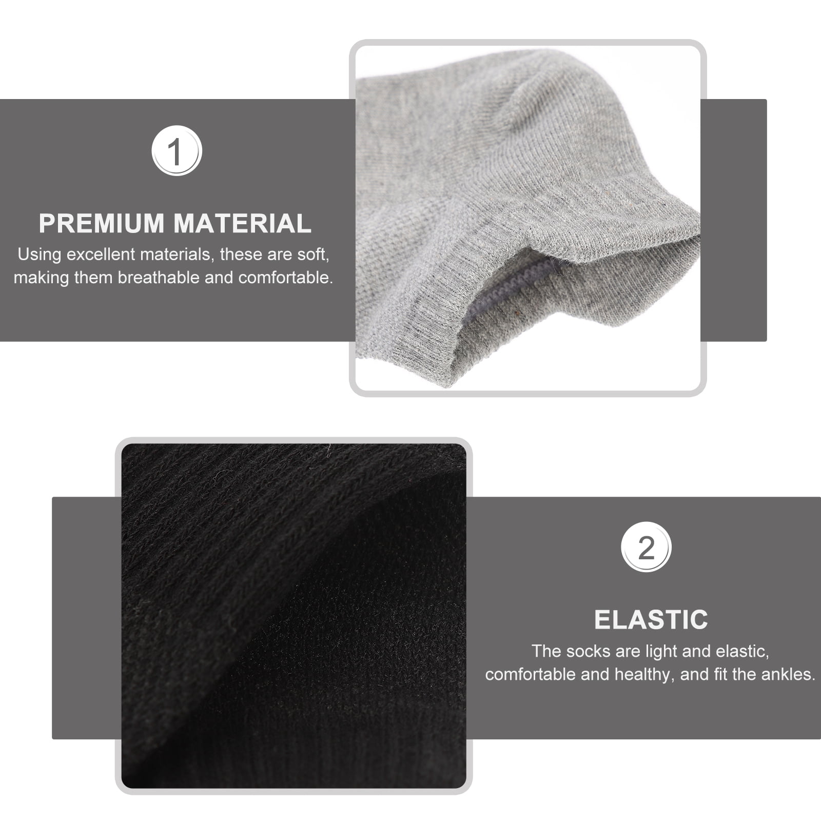 Stocking Stuffers' Socks 4 Pairs Cotton Combed Low Cut Men and Women