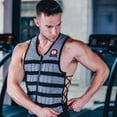 thumbnail image 2 of Hyperwear Hyper Vest PRO Chaleco con peso para hombres y mujeres Chaleco con peso de rendimiento Tejido elástico que absorbe el chaleco con peso fino ajustable precargado con pesas de acero más pequeñ, 2 of 5