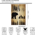 thumbnail image 2 of Red Wine Kitchen Curtains, Glasses of Red and White Wine Theme Window Treamtents for Bedroom, Farmhouse Rural Wine Cheese Drape 2 Panel Sets,52x84 Inch, 2 of 5