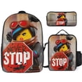 thumbnail image 1 of The Lego Movie Backpack Learning Space Station Bookbag with Modular Lunch System, 1 of 5