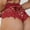 Red, variant on Panties for Women Tbopshirt Brief Underwear,Hipster Underwear,Ladies s Temptation Underwear Lace Straps Hip-up Bow Panties,Cheeky Panties