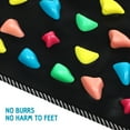 thumbnail image 3 of Minkissy 1Set Foot Massager Tool Foot Stone Pad Assorted Color PP for Tension Release, 3 of 7