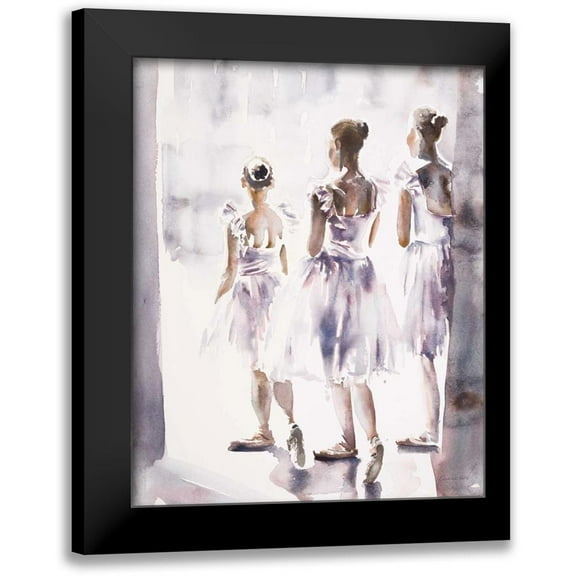 Valle, Aimee Del 12x14 Black Modern Framed Museum Art Print Titled - In The Wings
