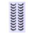thumbnail image 2 of Pestañas postizas Houksouml Lashes, ojo de gato natural, 16 mm, 10 pares, 2 of 6
