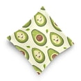 thumbnail image 5 of Cute Avocado Throw Pillow Covers Couch Pillowcases Decor for Bed Sofa 16" x 16", 5 of 7