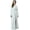 White, variant on CoCopeaunts Women's Lapel Fleece Bathrobe Soft Plush Spa Robe Warm Pajamas with Pockets Soft Pjs Loungewear for Women
