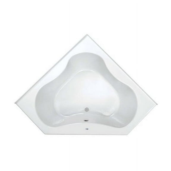 Proflo PFS6060WH Grass Valley 60" X 60" Corner Acrylic Soaking Tub - White