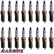 AD Auto Parts Spark Plug Set of 16 OEM Double Platinum 6 Spark Plugs For Ford 6.2L V8