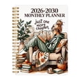 thumbnail image 2 of 2026-2030 Monthly Planner, 5 Year Spiral Bound Agenda Book, Reading Themed Long Term Planner, Monthly Spread Notebook, Wire Bound Organizer, Planner Book for Daily Schedule Planning, 2 of 7