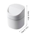 thumbnail image 2 of Sacs à Ordures pour Petits Espaces 1 Pce Mini Poubelle de Bureau avec Couvercle Rabattable pour Cuisine Salon Déchets Compacts Fonctionnels pour Rapide et Rangement, 2 of 7