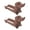 Dark Brown 2pcs, variant on dianhelloya 3D Printed Dachshund Dog Tray - Easy Clean PLA Serving Plate for Hot Dogs, Sandwiches, Snacks - Unique Kitchenware Gift for Dog Lovers, Home Decor, Parties