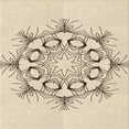 thumbnail image 1 of Ahgly Company Machine Washable Indoor Square Transitional Moccasin Beige Area Rugs, 5' Square, 1 of 7