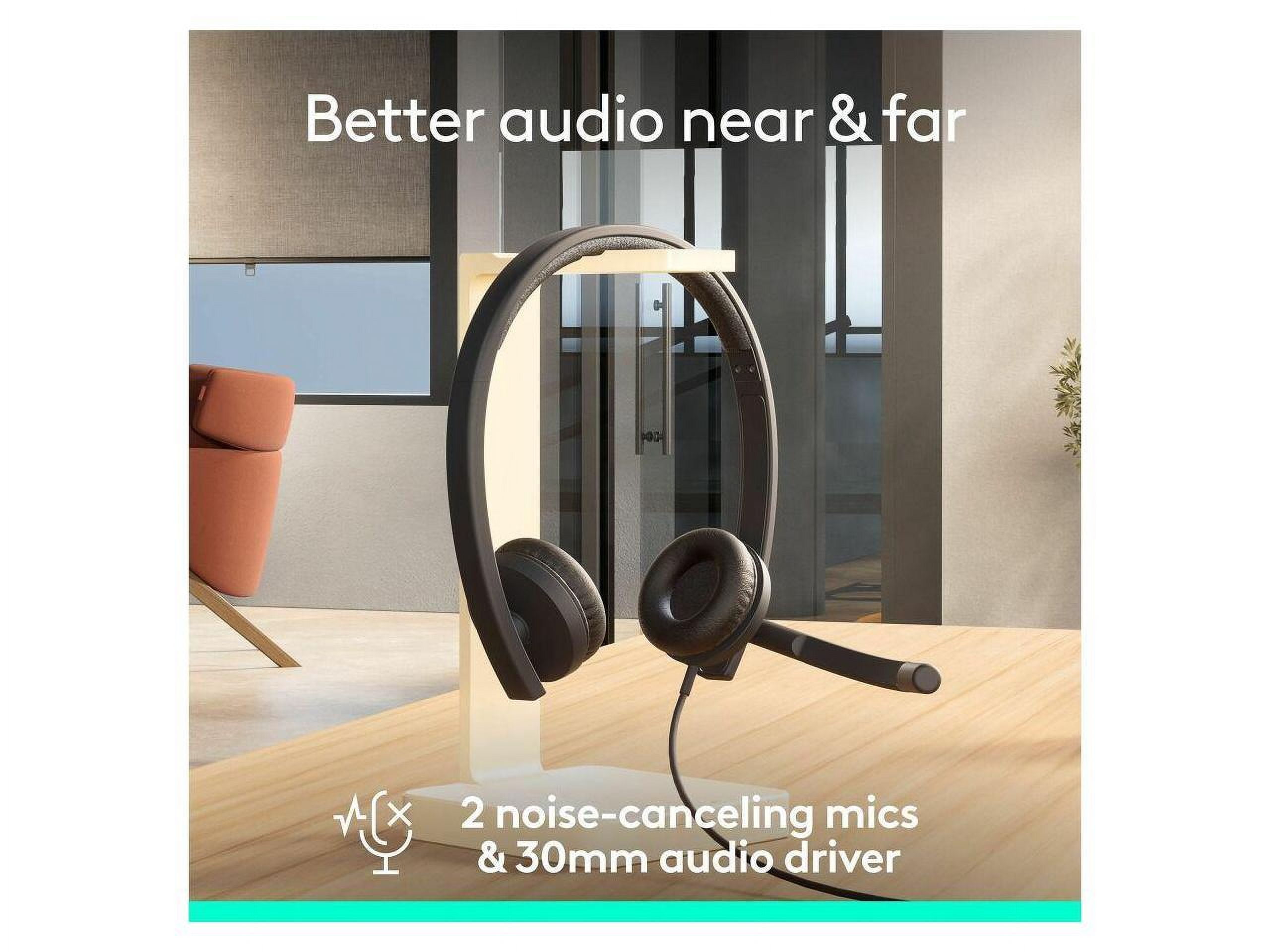 Logitech H570e USB Binaural Headset w/ Microphoen and Inline Controlls