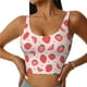 thumbnail image 1 of Fotbe Strawberry Sujetador Deportivo Largo sin Aros para Mujer con Almohadillas y Soporte Medio, Transpirable y Absorbente, Camiseta Tipo Chaleco o Tank Top-Medium, 1 of 8