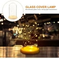 thumbnail image 3 of KAKOWELY Creative Night Light LED Bedside Lamp Glass Dome Table Lamp without Battery,7.87"X3.94"X3.94", 3 of 5