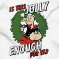 thumbnail image 2 of Funny Popeye Jolly Enough Christmas Unisex Plus Size Graphic Tee Brisco Brands 3X, 2 of 4