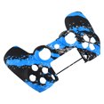 thumbnail image 4 of eXtremeRate Blue Coating Splash Replacement Housing Case for ps4 Slim Pro Controller JDM-040/050/055, 4 of 5