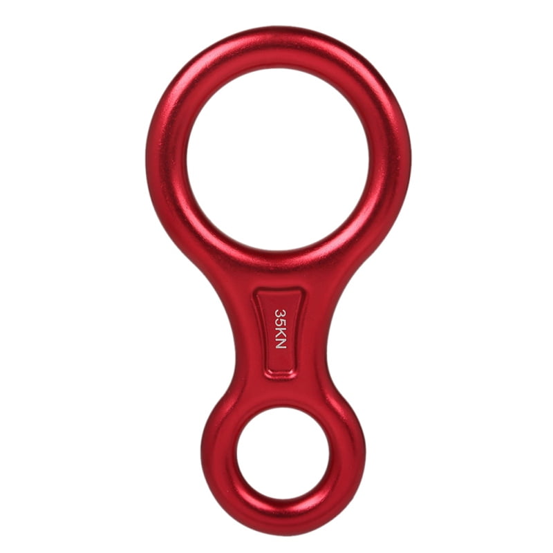 35KN Aluminum Climb Figure 8 Descender Rigging Plate Rappel Gear Rock Climbing Rescue Belay