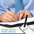 thumbnail image 2 of Zhanmai 112 Pcs Multi Tool Pens Christmas Men Gift 6 in 1 Screwdriver Pen Gadgets Screwdriver Ruler Level Gauge Ballpoint for Men Father Gift Christm, 2 of 7