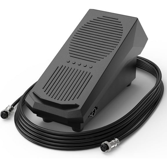 TOOLIOM TIG Welding Foot Pedal, 5-Pin Amp Control Pedal with 16-ft cable Compatible with 5-Pin TIG Welding Machine
