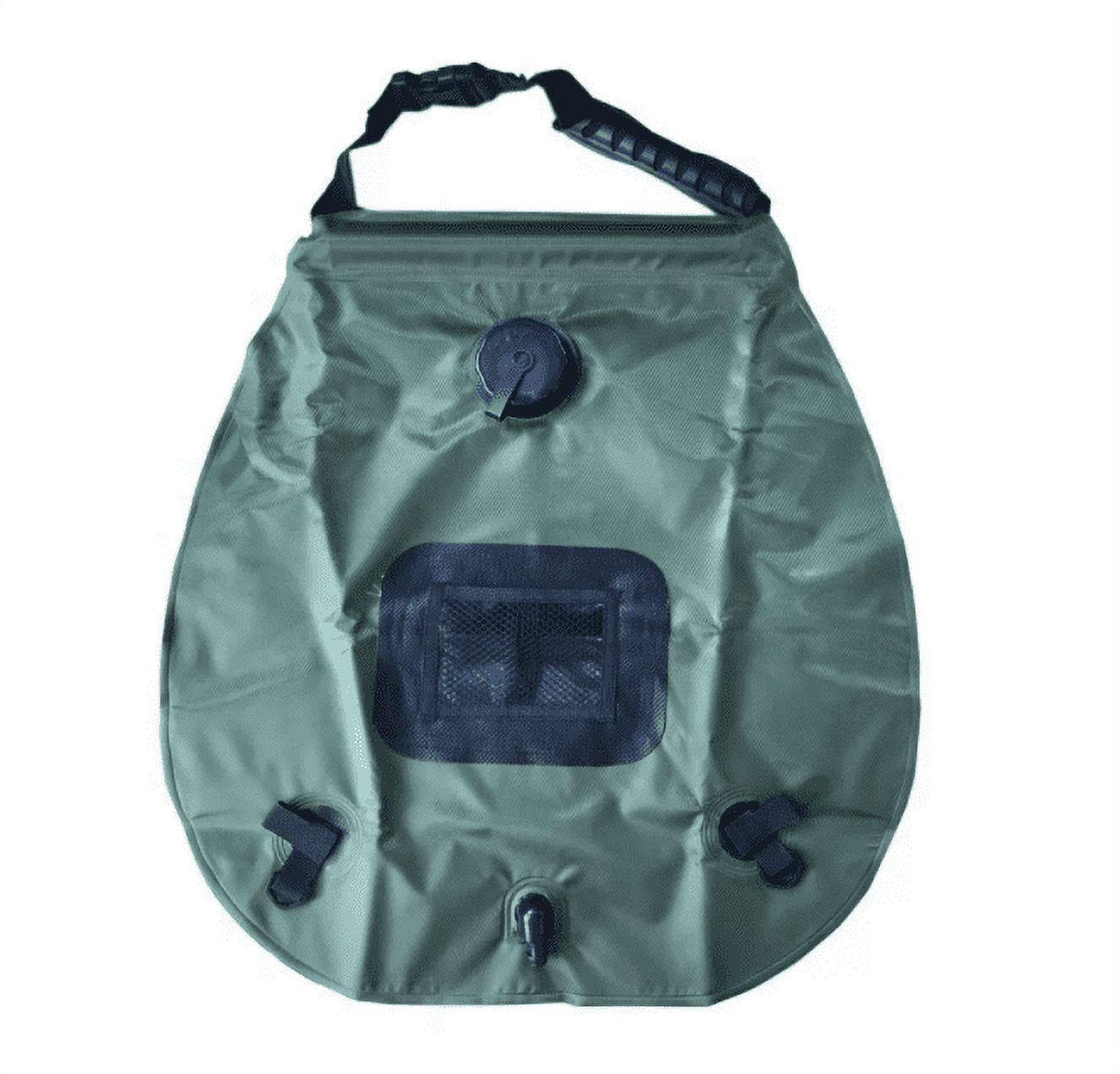 RadBizz Portable Outdoor Camping Shower - 5 Gallon/20 Liter Camp Solar Shower Bag