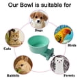 thumbnail image 4 of Cuencos colgantes Cuencos de plástico para perros Cuencos para mascotas Cuencos de comida para mascotas Cuencos para gatos fijos y extraíbles, 4 of 5