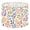 Color 3, variant on Linen Drum Lamp Shades Brown White Cow Print Soft Blurred Edges 13" x 13" x 10" Lampshade for Table Lamps Floor Lamps Lamp Shade Replacement Easy Assembly Required