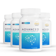 4 Pack Advanced Memory Formula, helps memory attention & focus-60 Capsules x4
