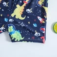 thumbnail image 6 of Boys Swim Trunks Toddler Boys Cartoon Dinosaur Printed Swim Trunks Kids Bathing Suit Beach Shorts Rash Guard for Boys Dark Blue 2 Years-3 Years, 6 of 6
