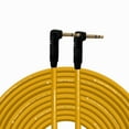 thumbnail image 1 of Columber Cable - Right Angle 1/4" TRS to Right Angle 1/4" TRS Pro Audio Cable, 1 of 7