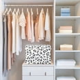 thumbnail image 4 of Yayeee Collapsible Cube Storage Bin with Lid Fabric Closet Decorative Basket with Handles, Gray Leopard Pattern, 4 of 7