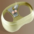 thumbnail image 3 of Men Briefs Mid-rise Contrast Color Panties with Scrotum Support Mercerated Waistband High Elasticity Underwear, 3 of 8