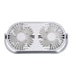 thumbnail image 2 of Ventilador de escritorio USB de doble cabezal con carga de 3 velocidades AJ LUN, 2 of 5