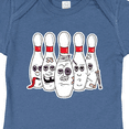 thumbnail image 4 of Inktastic Beat Up Bowling Pins Boys or Girls Baby Bodysuit, 4 of 5