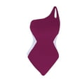 thumbnail image 4 of Sakmal Red Swimsuit Women Shapewear One Piece Tummy Control Swimsuits Patchwork Swimwear, 4 of 5