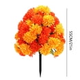 thumbnail image 2 of Elegant Gradient Chrysanthemum Decorative Garden Stake Realistic Outdoor Home Display For Wedding Event Arrangements, 2 of 6