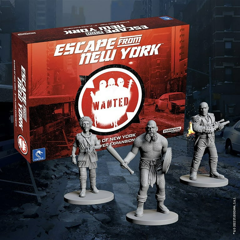 Pendragon Studios: Escape from New York: Bands of New York - 5th Player Expansion, Hero Strategy Board Game Baed On The Movie, Ages 14+, 2-5 Players, 60 min Pendragon Studios: Escape from New York: Bands of New York - 5th Player Expansion, Hero Strategy Board Game Baed On The Movie, Ages 14+, 2-5 Players, 60 min