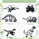 thumbnail image 2 of 10 cortadores de galletas de dinosaurio, molde de plástico para fondant, cortador de galletas detallado para cumpleaños, bodas, manualidades de repostería, masa de arcilla, decoración DIY., 2 of 6